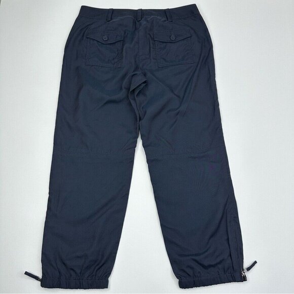 Talbots Women's NWT Navy Blue Y2K Signature Athleisure Utility Pant 2P/W29/L23 - Picture 4 of 11